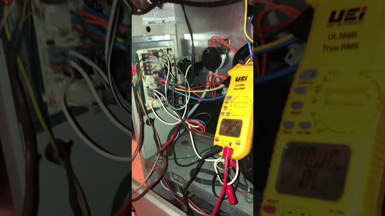 No heat( furnace door switch is bad)