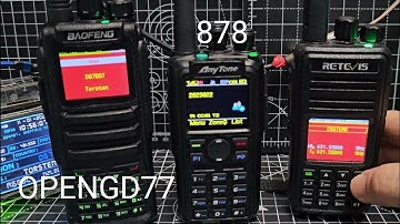 OpenGd77 & Anytone 878 DMR