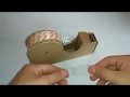 ゴウキ/Gouki made a tape cutter from cardbroad | 段ボールからテープカッターを作った #17