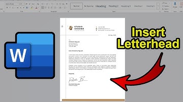 How to Insert Image Letterhead in MS Word