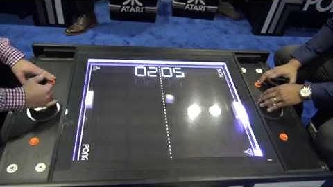 Atari Pong Table Project by Calinfer & UNIS (IAAPA 2017)