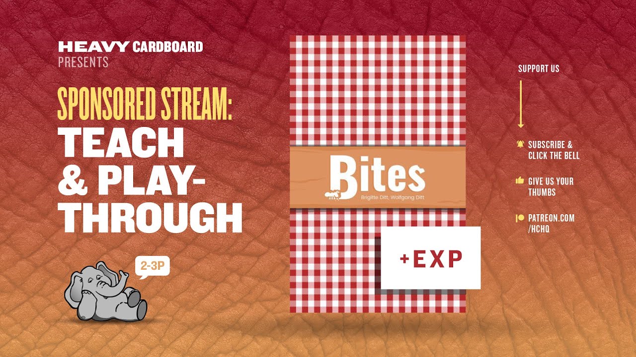 Bites: New Recipes - (KS) 2 or 3p Teaching & Play-through by Heavy Cardboard
