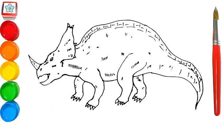 Hướng dẫn cách vẽ những loài khủng long năm 2024