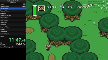 ALttP Randomizer Vanilla Preset | 100% NMG in 1:33:06