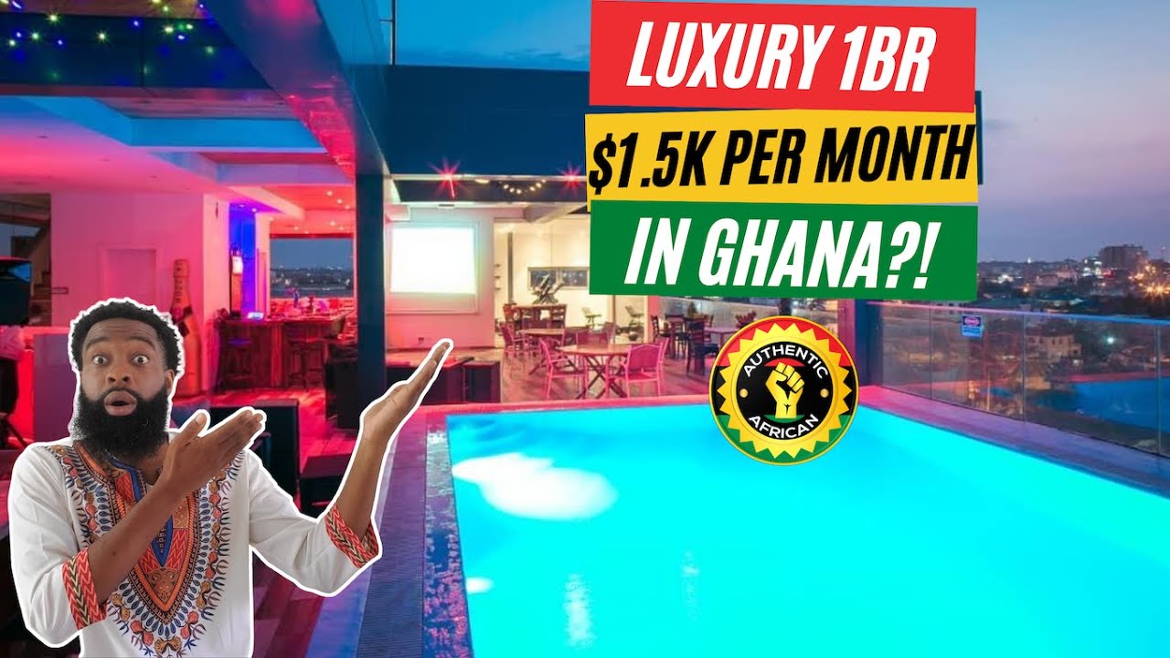 Inside A 1.5K Per Month Luxury 1 Bedroom Apartment In Ghana! Ghana House Tour Authentic