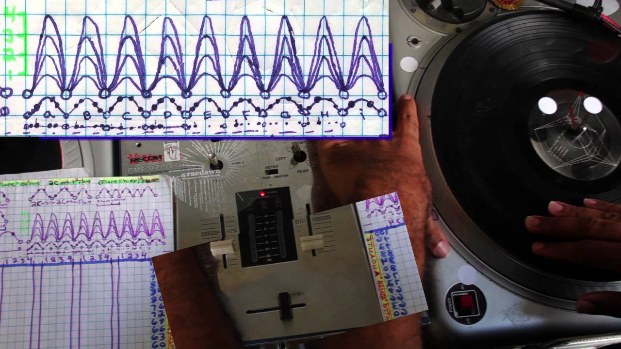 [Right Hand_Hamster] 9 Flare Skratch Variations at 4 Speeds :: 4 Angle Pitch Control Dynamics pt.1