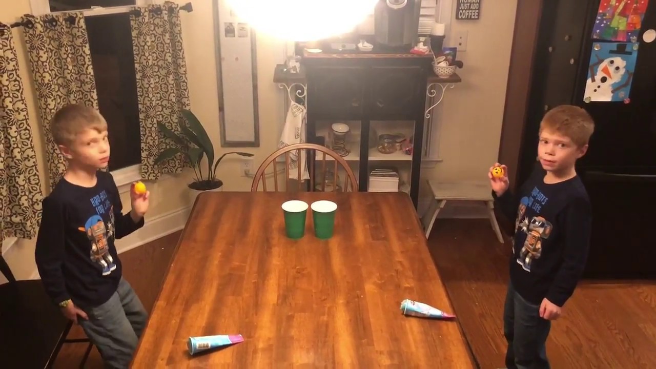 Rally Pong Game by Dude Perfect, Connect Four in a Row
