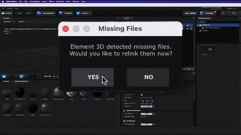 Hỏi đáp cài element 3d bị lỗi thiếu file