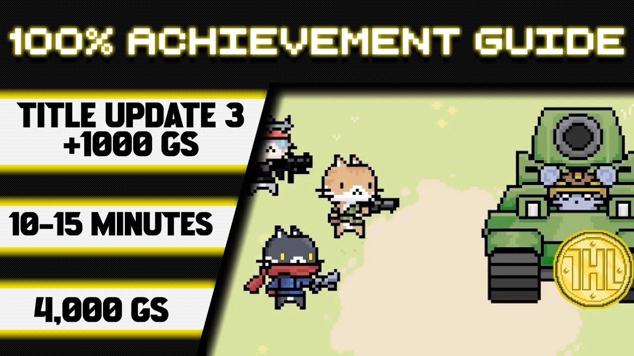 Прохождение игры Cats with Guns (обновление 3): 100% достижение * 1000 GS за 10-15 минут *