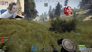 XQC Meets Shroud In Rust  - "JUST RUN!"