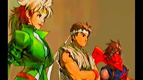 DREAMCAST MARVEL VS CAPCOM 2 GAMEPLAY ENDING