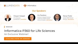Informatica P360 for Life Sciences