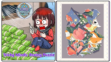 Tricky Minds Brainy Puzzle Level 106: Arrange The Piace Into A Complete Picture  !Gameplay Solution