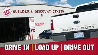 Builders Discount Center Drive In | Load Up | Drive Out Commercial