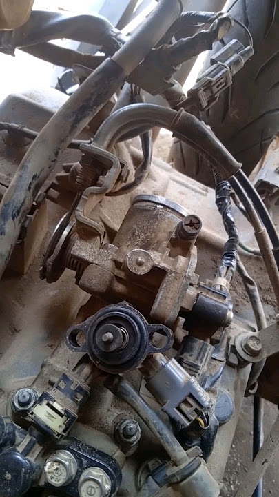 motor beat injeksi gak bisa langsam  ini peyebab nya