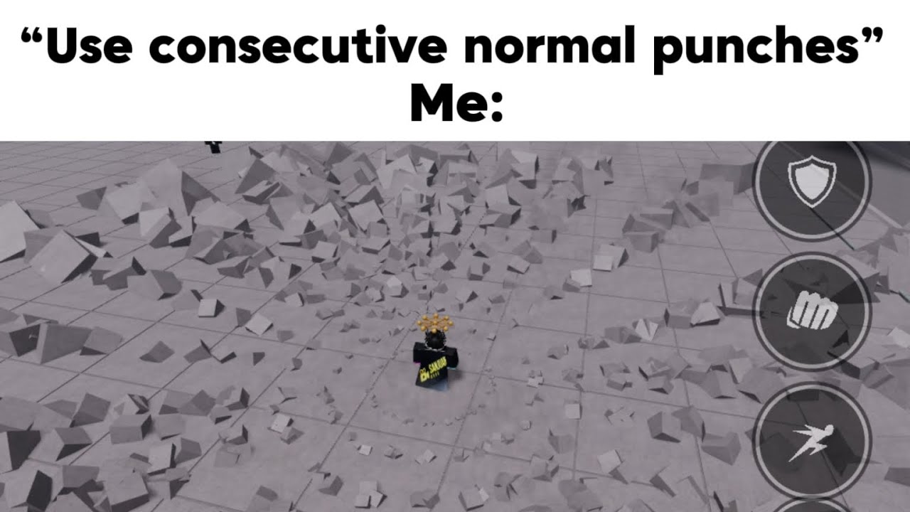 When they tell you to use consecutive normal punches - YouTube