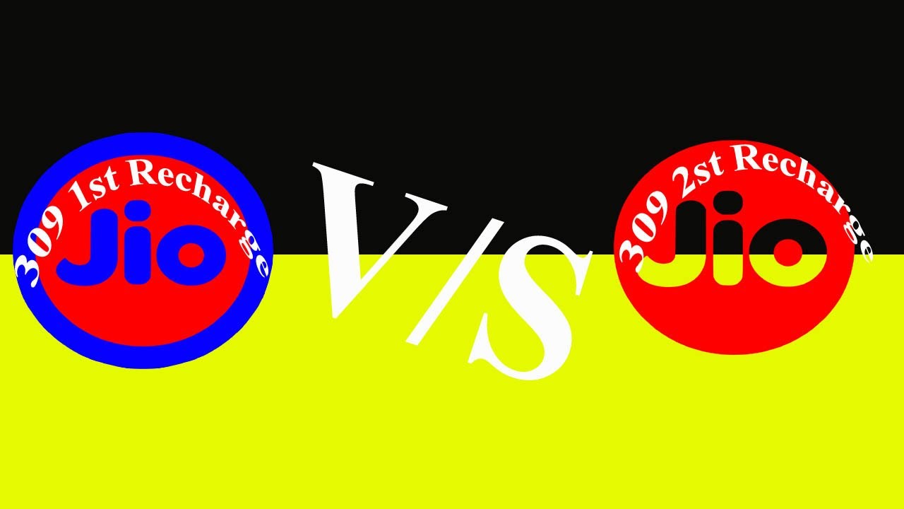 Jio first 309 recharge V/S  2nd recharge 309