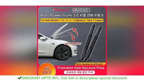 Model Y Auto Power Frunk For Tesla Model Y 3 X S 3 Highland New Y Juniper Waterproof Electric Front