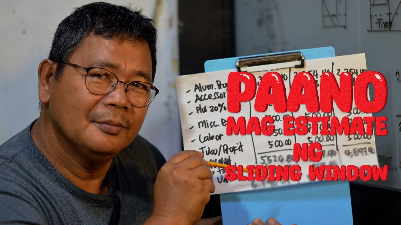 Paano mag estimate ng sliding window