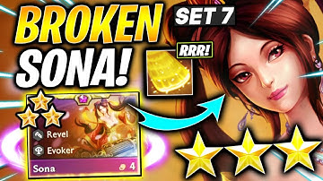 NEW SET 7 SONA 3 STAR is BROKEN! - Teamfight Tactics I TFT Comps Strategy PBE Reveal Gameplay Guide