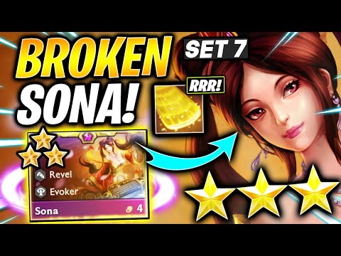 NEW SET 7 SONA 3 STAR is BROKEN! - Teamfight Tactics I TFT Comps Strategy PBE Reveal Gameplay Guide