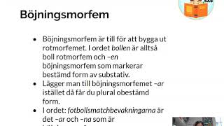 Grammatik Fonem och morfem