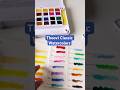 Thoovi classic watercolors 24 colors set for beginners and students Swatch #swatch #watercolor #art