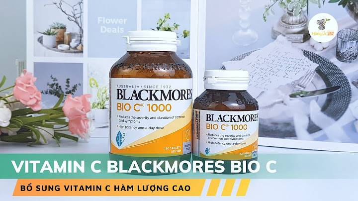 Viên uống vitamin c blackmores review