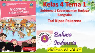 Hi adik-adik 101ers,kali ini kita akan membahas pelajaran kelas 4 tema
1 sub pembelajaran b indonesia tari kipas pakarena hal 51 - 54selama
pandemi covid...