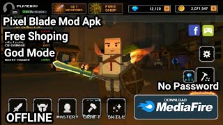 Pixel Blade Mod Apk|Free Shoping|God Mode screenshot 3