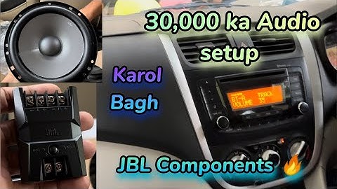 JBL Components || JBL Basstube || Maruti Celerio || Modified || ZXI || Audio Setup