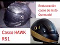 Restauración casco de moto. A nuevo!