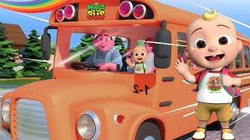 [ 4 MINUTE LOOP ] 🚍 Wheels on the Bus Sound Variations Remix 🎶 || Several Version | Giggle Rhymes