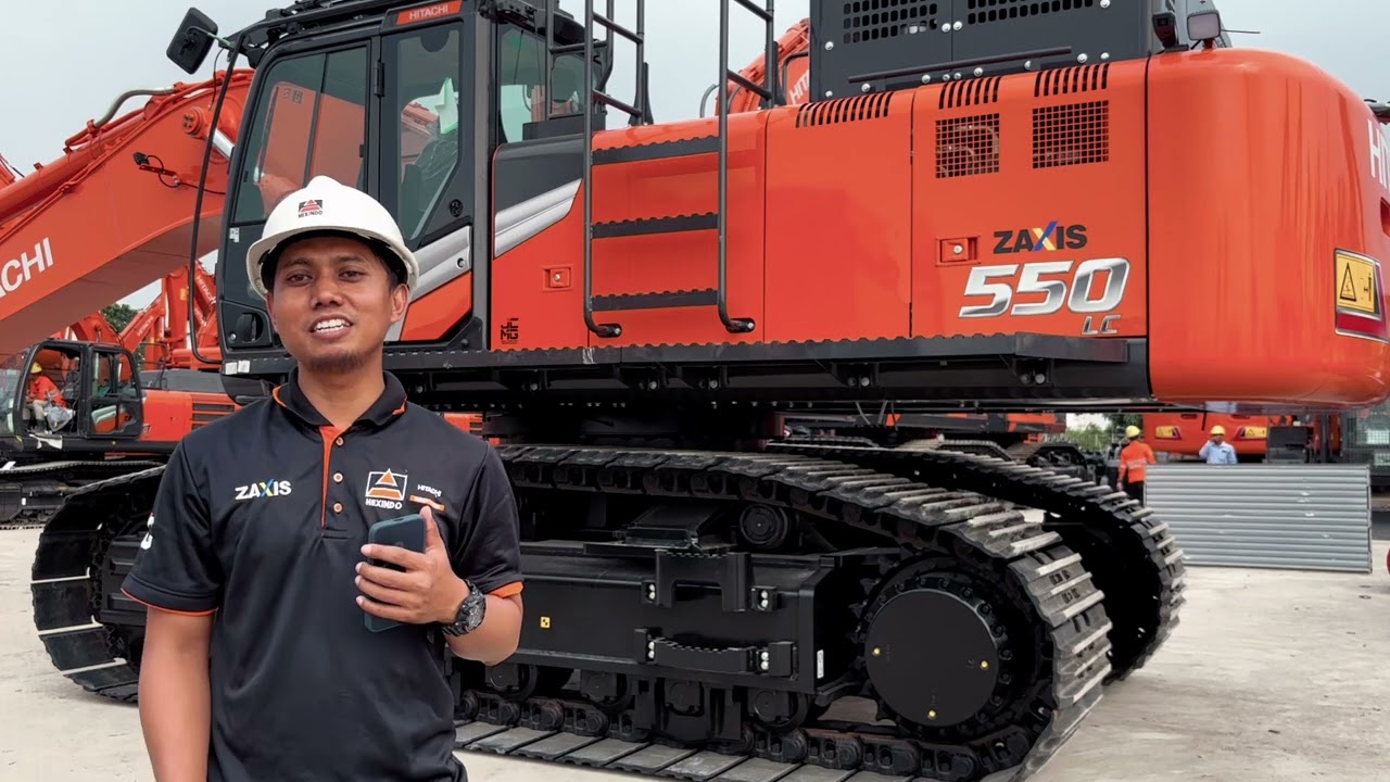 Launching - Introducing Hitachi Excavator 50ton class ZX550LC-7G