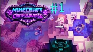 Minecraft Chatpocalypse Episode 1: Chaos Has Entered The Chat! | Interactive Minecraft Challenge