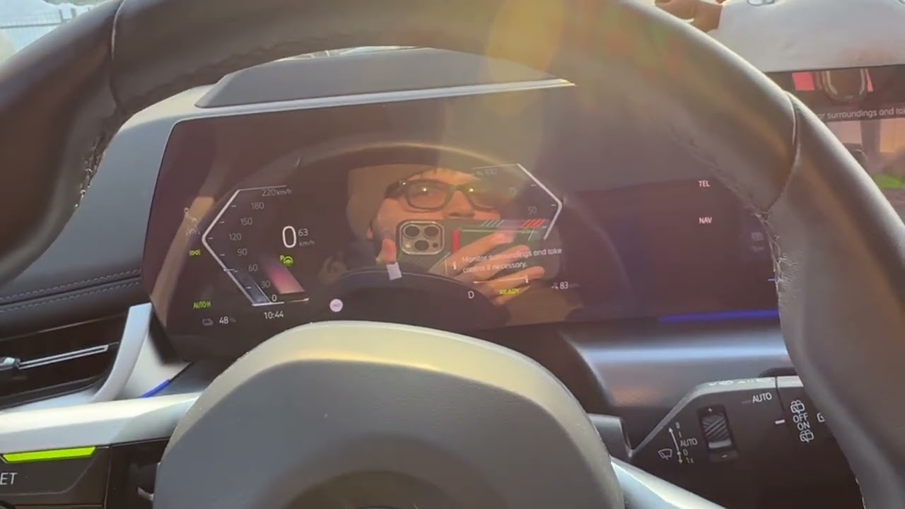 Работает ли ассистент парковки BMW в снег? BMW IX1