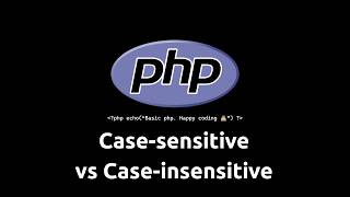 រៀន php - case-sensitive vs case-insensitive - #phpkhmer