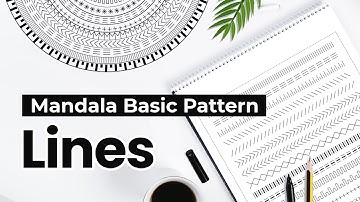 Elements of Mandala "Lines" || Mandala basic patterns for beginners || How to draw Mandala