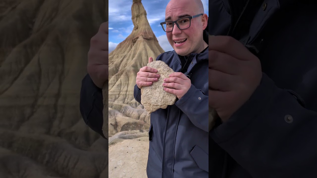El secreto de las Bardenas Reales 🌄 #ciencia #geologia #bardenasreales #navarra