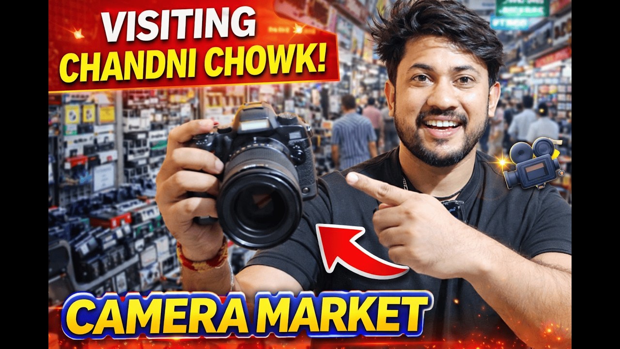 DSLR at Half Price? 😳 Exploring Chandni Chowk Camera Market