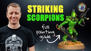 How to Paint your Warhammer 40,000 Aeldari Striking Scorpions! | Duncan Rhodes