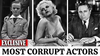 9 Most CORRUPT Actors Of Hollywood's Golden Age