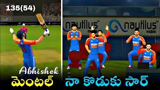 🔥 Abhishek Sharma 135 (54) – India vs England 5th T20I Full Highlights | RC24 Telugu Gameplay