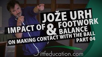 Joze Urh Impact of Footwork and Balance On Making Contact With The Ball Part 4