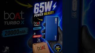 boAt 65W Turbo X 20000mAh Power Bank Unboxing & First Look (PB465)