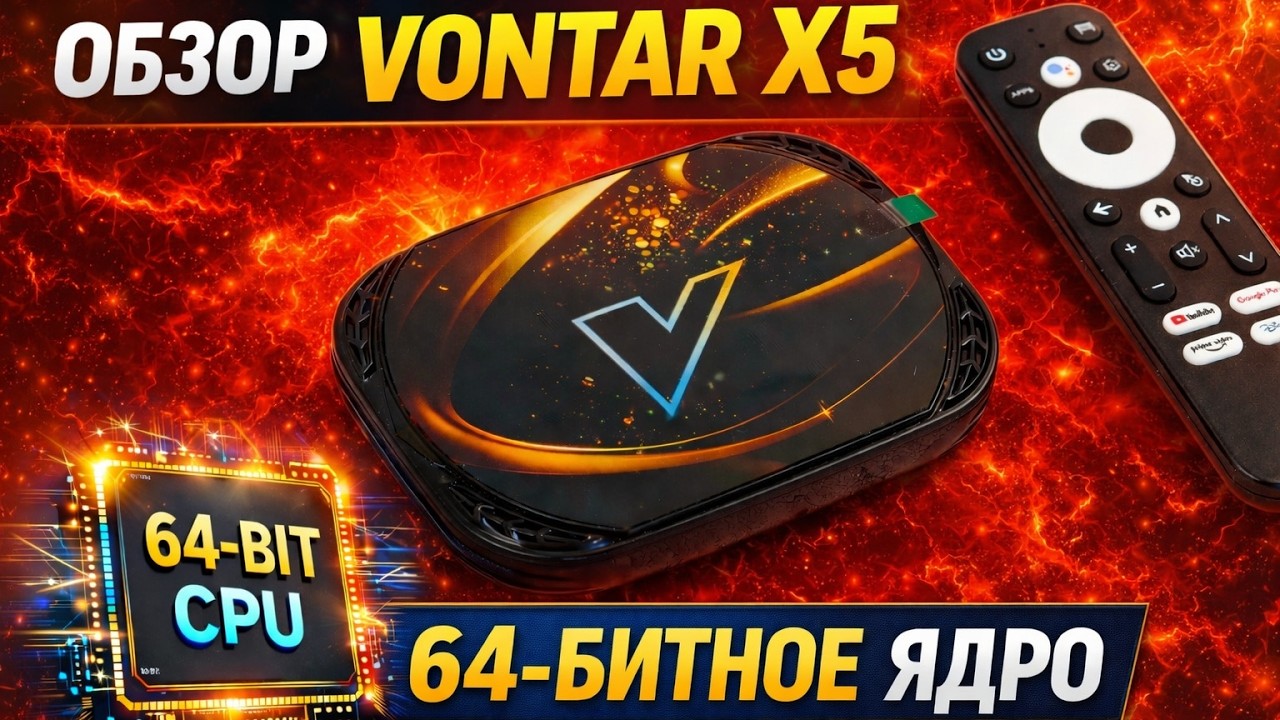 Обзор Vontar X5: многообещающая приставка с 64-битным ядром на Amlogic S905X5M (S905A)