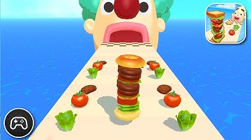 Sandwich Runner - Gameplay Walkthrough Part  131 - Racing Game Levels To Play (iOS, Android)