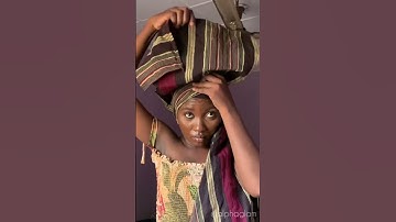 How to tie gele for beginners #headwrap #gele #shorts