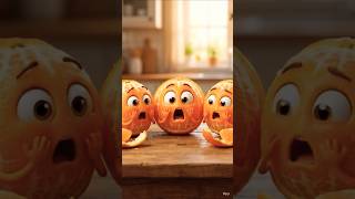 Cute eating baby vs  Oranges REACTION #orange #fruitart #fruitreaction #trendingshorts
