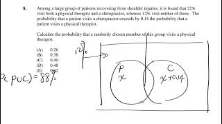 SOA P Exam Practice Problem 08